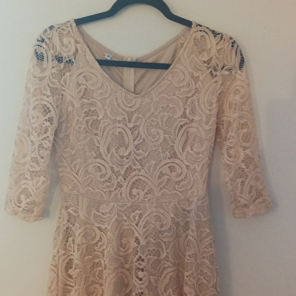 Beige Dress